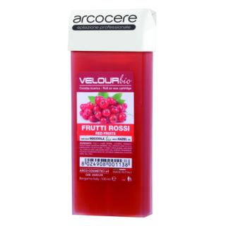 Ricarica Ceretta roll-on ai frutti rossi Velour bio da 100 ml