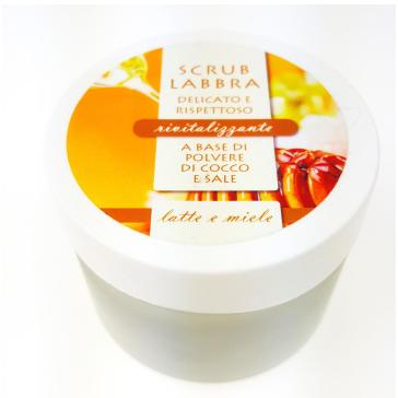 scrub labbra 50ml LATTE E MIELE