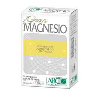 Integratore Gran Magnesio senza Glutine per il Benessere dell'Organismo 30 CPS.