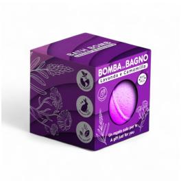Bomba da bagno scatola 6 x 6 x 6 Lavanda e Camomilla 100 gr.
