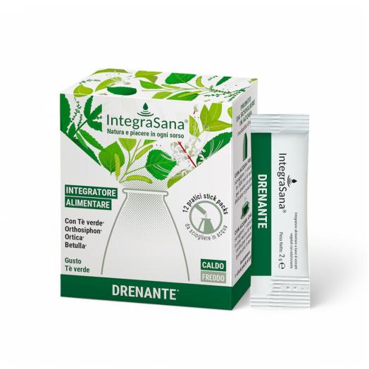 Integratore drenante per eliminare i liquidi corporei 12 stick
