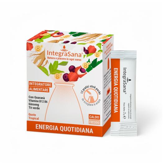 Integratore energia quotidiana per stanchezza fisica e mentale 12 stick