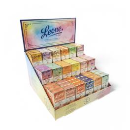 Espositore non frazionabile da 54 pastiglie leone classiche da 27 gr.