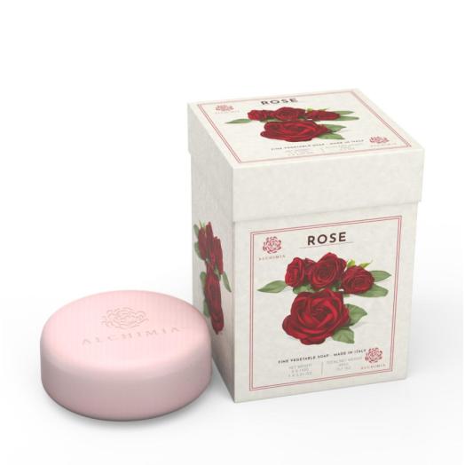 Scatola linea Fiorentini alla Rosa con 3 saponette da 150 gr.