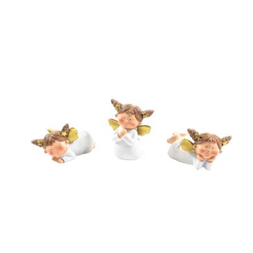Scatola da 12 Angioletti in resina cm. 5 x 5,4 Scatola da 12 Angioletti in resina cm. 5 x 5,4