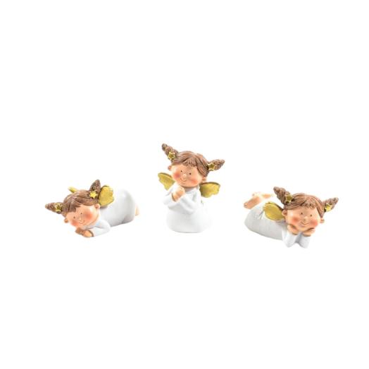 Scatola da 12 Angioletti in resina cm. 5 x 5,4 Scatola da 12 Angioletti in resina cm. 5 x 5,4