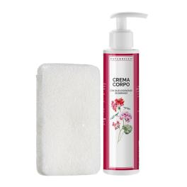Pochette Regalo Crema Corpo + spugna Konjac