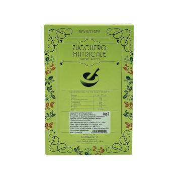 Zucchero Matricale in scatola da 2 kg Zucchero Matricale in scatola da 2 kg
