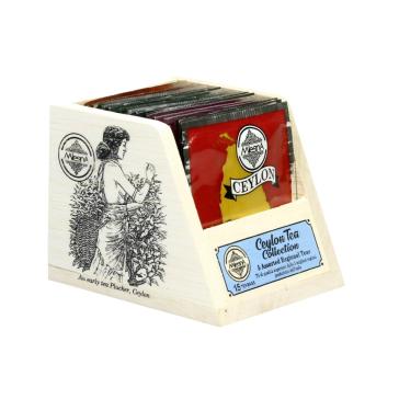 Portafiltri in legno con 5 gusti di the di Ceylon Monorigine per un totale di 15 filtri Portafiltri in legno con 5 gusti di the di Ceylon Monorigine per un totale di 15 filtri