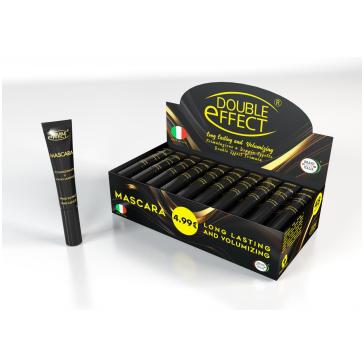 Box da banco con 48 Mascara Double Effect da 10 ml.