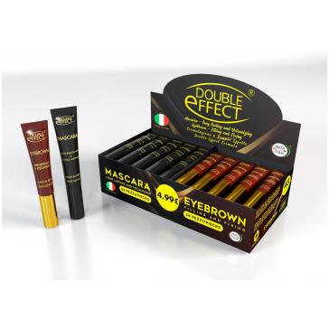 Box da banco con 24 mascara da 10 ml. + 24 Eyebrown per sopracciglia da 6 ml Box da banco con 24 mascara da 10 ml. + 24 Eyebrown per sopracciglia da 6 ml