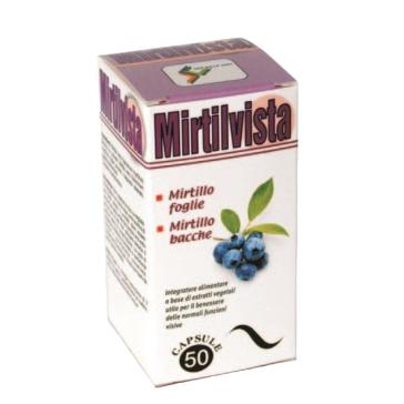 Capsule Mirtilvista indicato per la Vista 50 cps. Capsule Mirtilvista indicato per la Vista 50 cps.