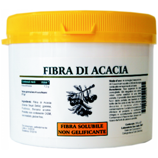 Fibra di Acacia Rieduca il Colon vaso 200 gr.