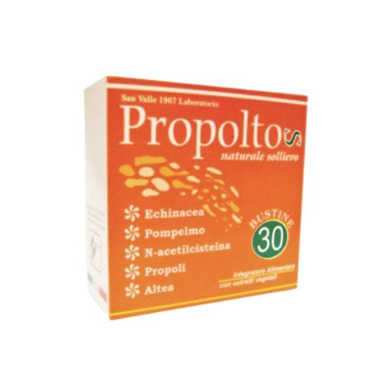 Propoltos Sollievo per Tosse e Mucose App.Respiratorio Confezione 30 bustine Propoltos Sollievo per Tosse e Mucose App.Respiratorio Confezione 30 bustine