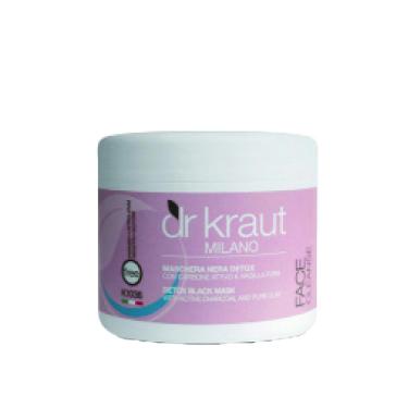 Maschera Nera Detox con Carbone Attivo e Argilla pura vaso da 500 ml