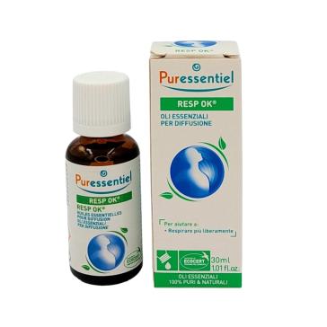 Miscela Resp Ok Puressentiel per Diffusione  30 ml. Miscela Resp Ok Puressentiel per Diffusione  30 ml.