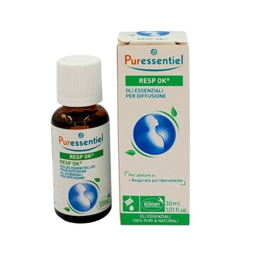 Miscela Resp Ok Puressentiel per Diffusione  30 ml. Miscela Resp Ok Puressentiel per Diffusione  30 ml.