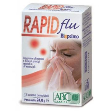 Integratore Rapid Flu a Base di Principi Vegetali e Oli Essenziali 12 pz Orosolubili Integratore Rapid Flu a Base di Principi Vegetali e Oli Essenziali 12 pz Orosolubili