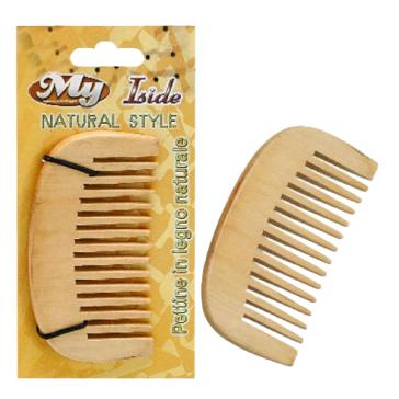 Pettine Iside in Legno Naturale di Faggio Confezione da 12 pz.