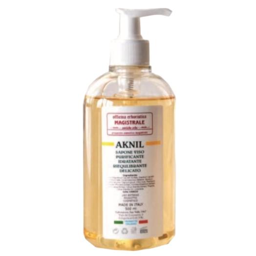 Sapone Liquido Viso Aknil Purificante e Riequilibrante dispenser  500 ml.