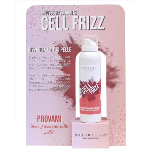 espositore da 12 Mousse CELL frizz riducente + tester 150 ml.