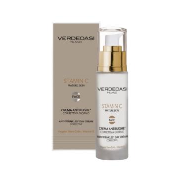 Crema Antirughe Giorno Verdeoasi alle Cellule Staminali Veg. e Vit. E 50 ml. Crema Antirughe Giorno Verdeoasi alle Cellule Staminali Veg. e Vit. E 50 ml.