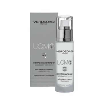 Cremagel Antirughe Rassodante Viso Occhi Verdeoasi con Jaluronico  50 ml.