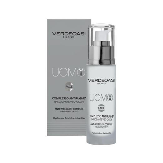 Cremagel Antirughe Rassodante Viso Occhi Verdeoasi con Jaluronico  50 ml.