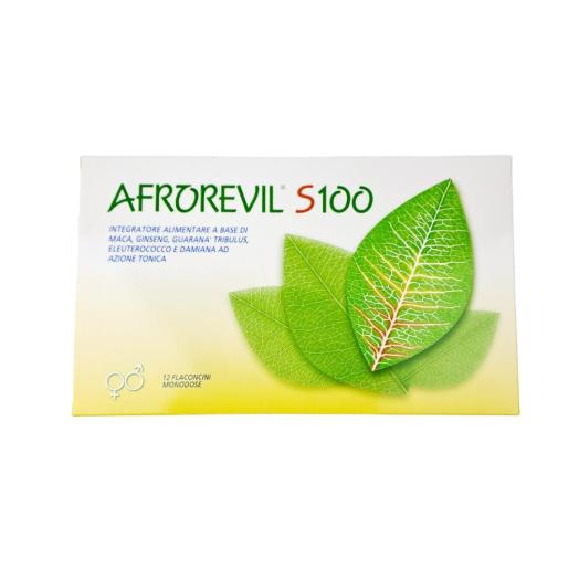 Flaconcini energetici per momenti felici Afrorevil S100 12 flaconi da 10 ml Flaconcini energetici per momenti felici Afrorevil S100 12 flaconi da 10 ml