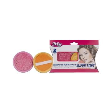Dischetti Colorati Super Soft Pulizia Viso pz.2 in Confezione Regalo Pacco da 12 pz.