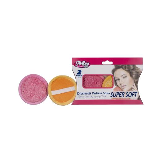 Dischetti Colorati Super Soft Pulizia Viso pz.2 in Confezione Regalo Pacco da 12 pz.