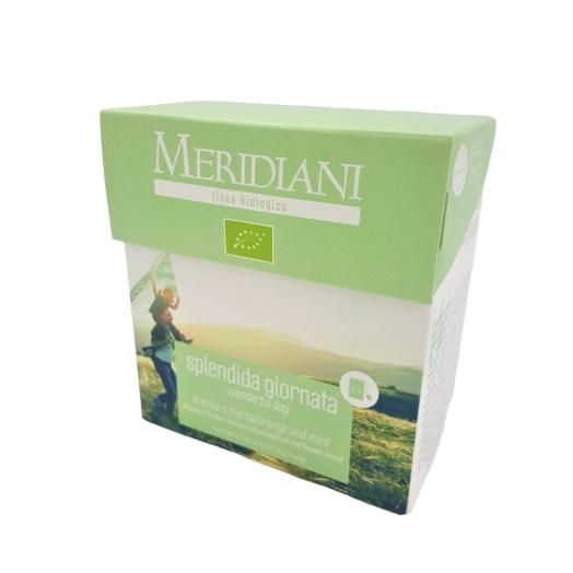 Infuso Meridiani Splendida Giornata Biologico con Arancia e Menta 15 filtri