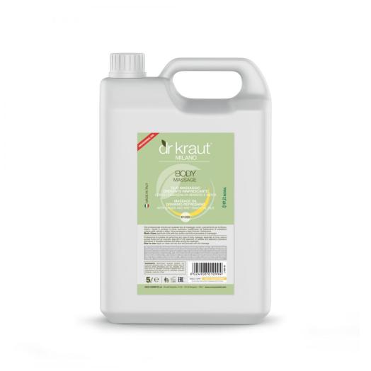 Olio da Massaggio Drenante e Rinfrescante in Tanica da 5 litri