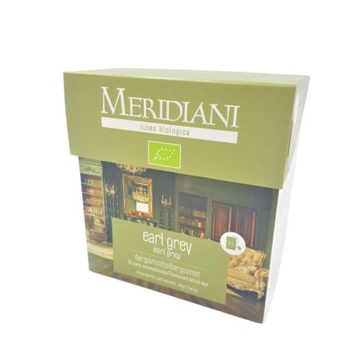 The al Bergamotto Biologico Meridiani Earl Grey Cofezione 15 filtri