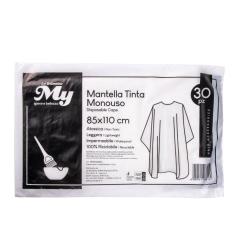 Mantella tinta monouso atossica leggera impermeabile cm. 85 x 110