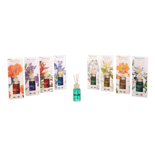 Espositore da 54 bacchetti Profumati assortiti da 30 ml. Espositore da 54 bacchetti Profumati assortiti da 30 ml.