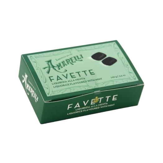 Liquirizia Amarelli Favette alla Menta scatolina da gr 100 Liquirizia Amarelli Favette alla Menta scatolina da gr 100
