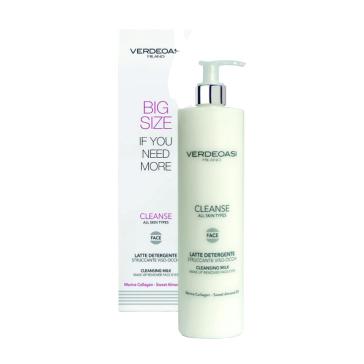 Latte Detergente Struccante Pelli Miste Verdeoasi Collagene Marino  500 ml. Latte Detergente Struccante Pelli Miste Verdeoasi Collagene Marino  500 ml.