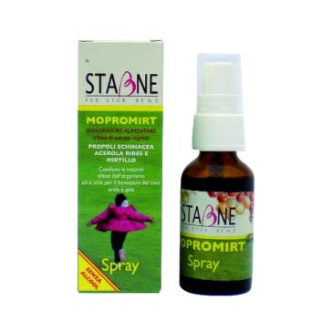 Spray Gola Mopromirt con Mirtillo,Acerola,Propoli,Echinacea,Ribes da 20 ml