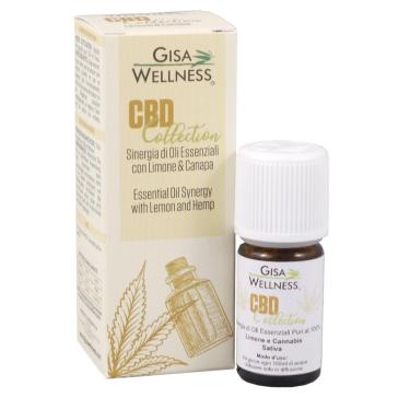 Sinergia di oli essenziali di Canapa CBD e Limone 5ml.
