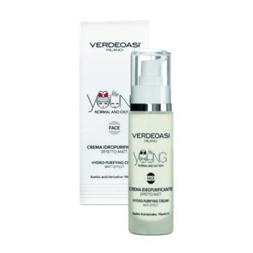 Crema Idropurificante Pelli Grasse Verdeoasi con Acido Azelaico e Vit.H  50 ml. Crema Idropurificante Pelli Grasse Verdeoasi con Acido Azelaico e Vit.H  50 ml.