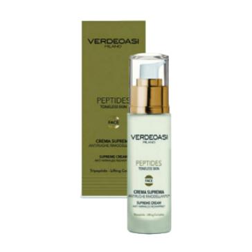 Crema Suprema Antirughe Effetto Lifting Verdeoasi con Tripeptide 50 ml. Crema Suprema Antirughe Effetto Lifting Verdeoasi con Tripeptide 50 ml.