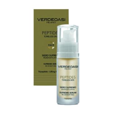 Siero Supremo Ridensificante Verdeoasi con Tripeptide 30 ml.