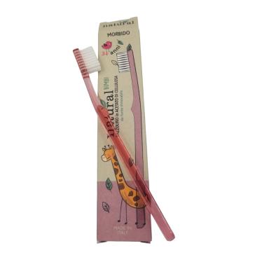 Spazzolino per Bimbi con Setole Morbide Rosa