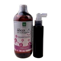 Collagene GROSSO Colloidale 1200 ppm 500 ml+DOSATORE spray 100 ml
