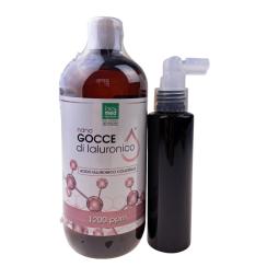 Acido Jaluronico GROSSO Colloidale 1200 ppm 500 ml+dosatore spray 100 ml