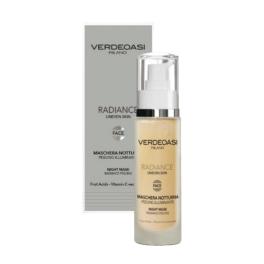 Maschera Notte Peeling Illuminante Verdeoasi Acidi Frutta e Vit. C 50 ml.