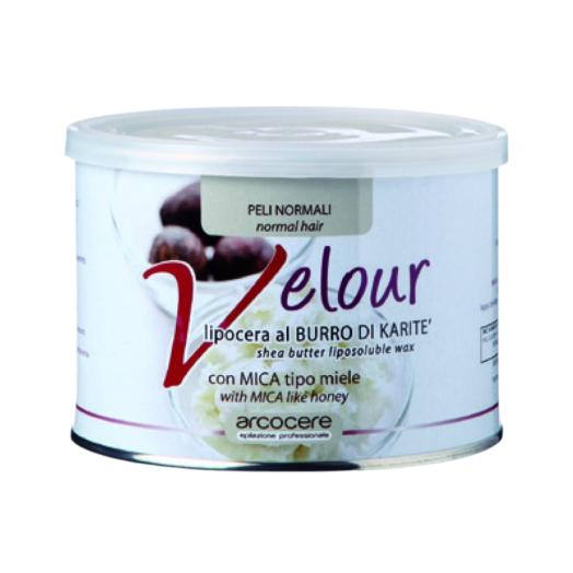 Ceretta al Burro di Karitè Velour vaso da 400 ml Ceretta al Burro di Karitè Velour vaso da 400 ml