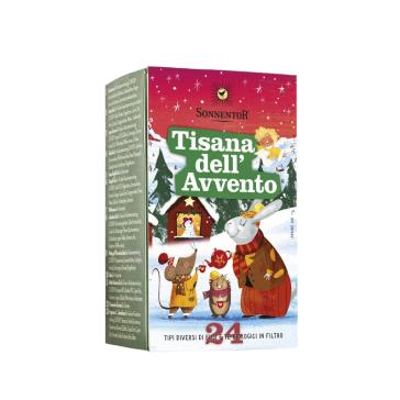 Tisana in filtri dell'Avvento Sonnentor scatola 24 filtri