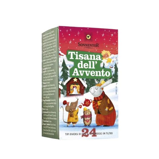 Tisana in filtri dell'Avvento Sonnentor scatola 24 filtri
